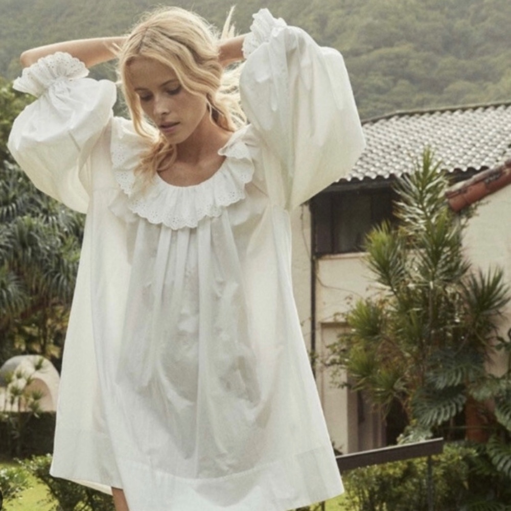 Doen Wynne Dress- Powder (XS)
